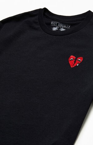 Riot Society Broken Heart Eyes T-Shirt