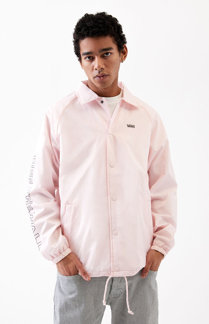 vans jacket pink