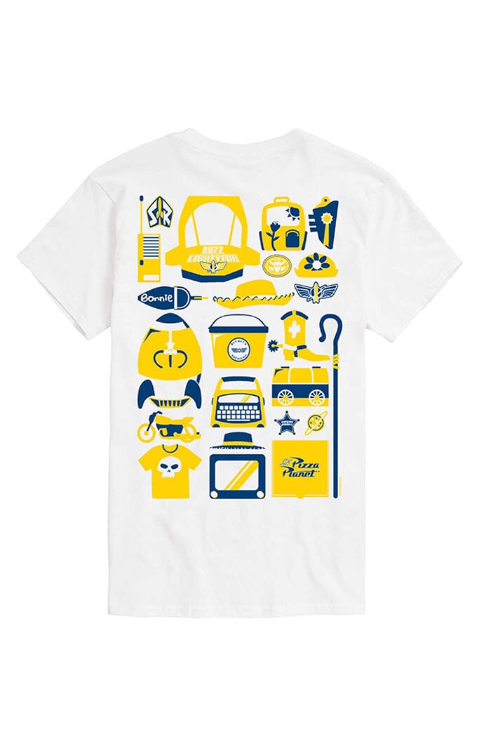 Hybrid Apparel Toy Story Icon Grid T-Shirt