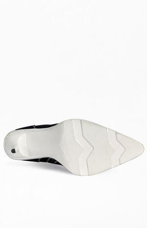 Women's Cosima Black Sporty Stiletto Booties image number 5