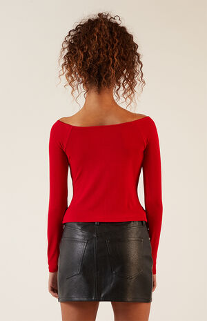 Jasmine Bow Off-The-Shoulder Top image number 3