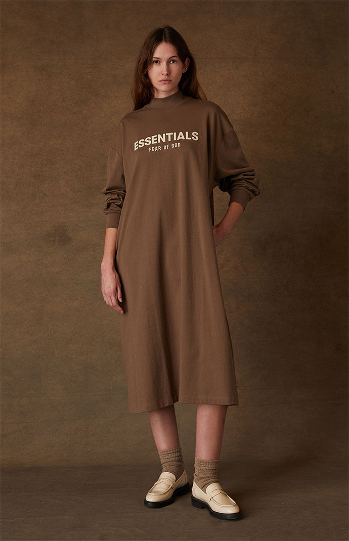 Wood Long Sleeve T-Shirt Dress | PacSun
