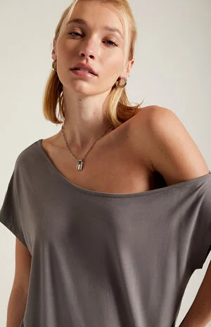 Lexi Short Sleeve Off-The-Shoulder Mini Dress image number 6