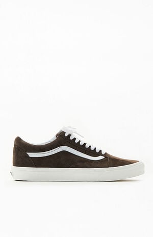 Brown Old Skool Pig Suede Shoes image number 1