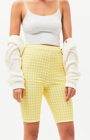 Gingham Bike Shorts image number 1