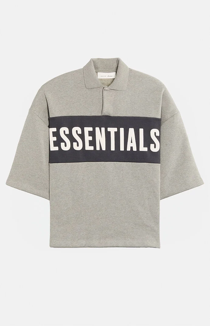 Fear of God Seal Paneled Cropped Polo Shirt