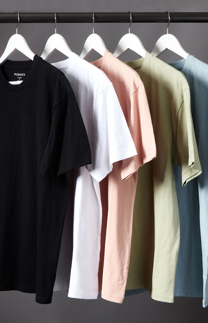 5-Pack Regular Fit T-Shirts