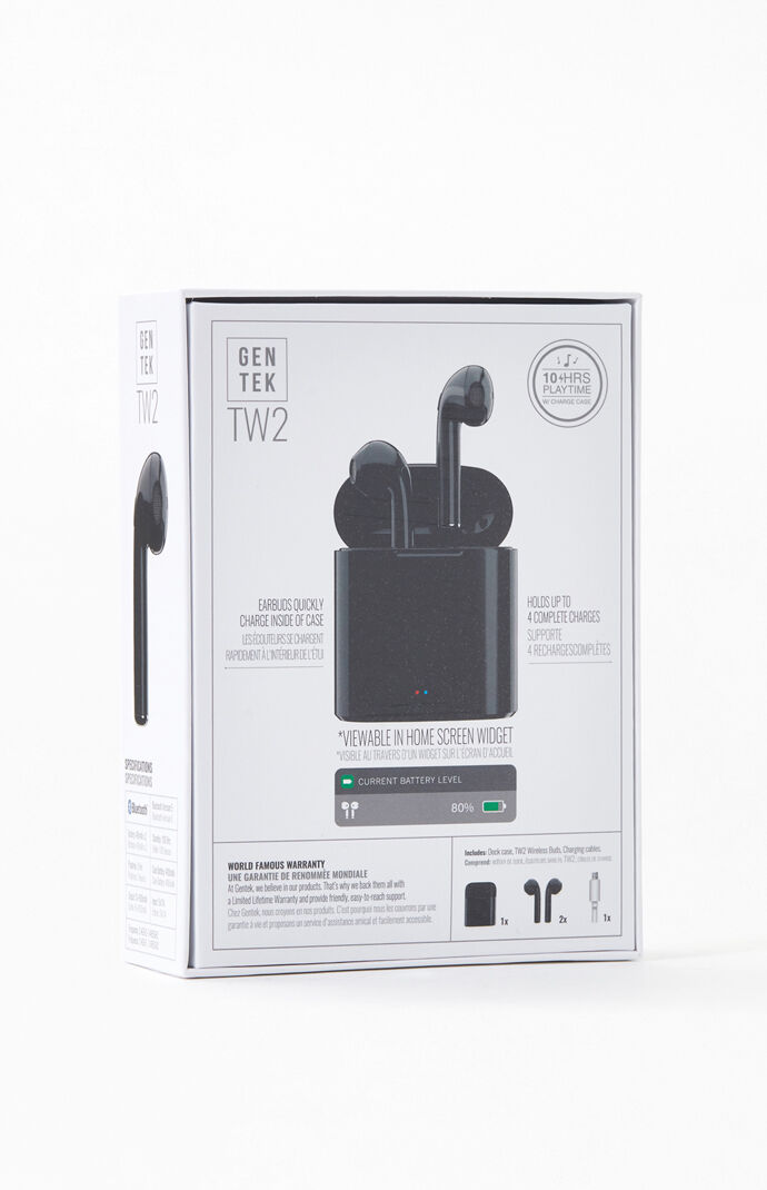 Black TW2 True Wireless Earbuds