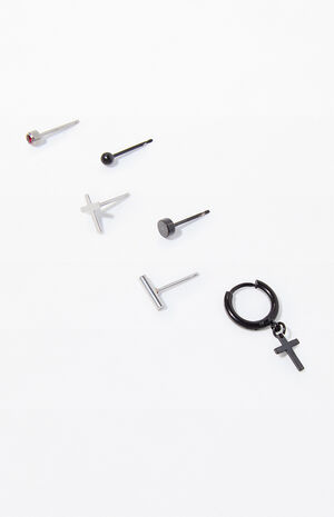 6 Piece Mixed Party Earrings image number 2