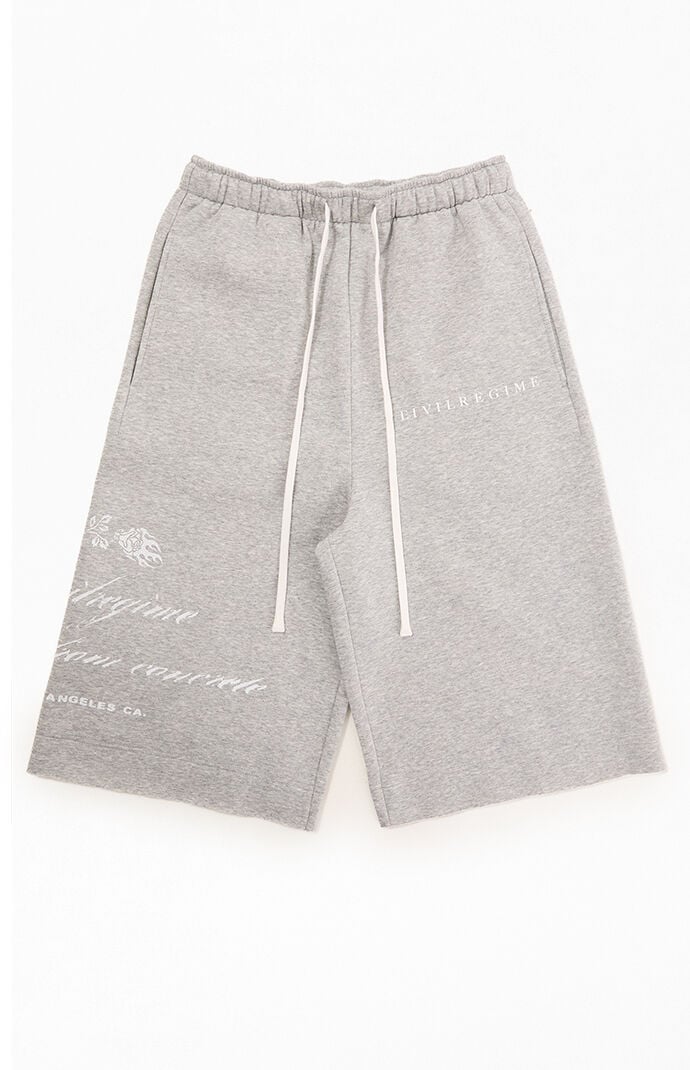 Civil Heather Grey RFC Lounger Fleece Sweat Shorts
