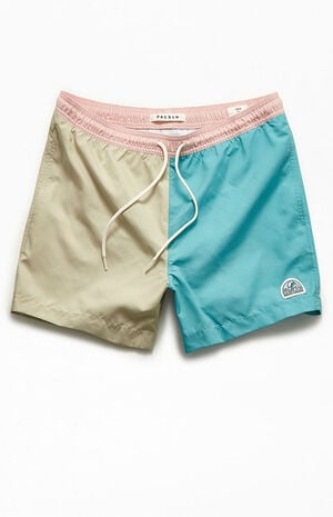 Colorblock 15" Swim Trunks image number 1