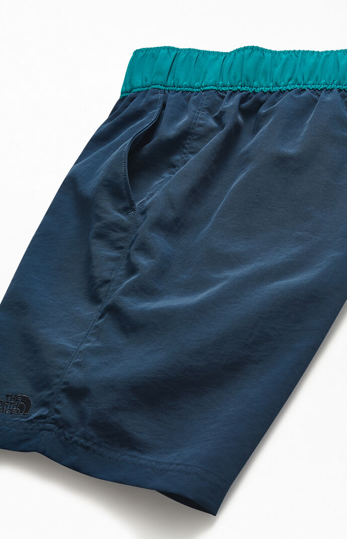 Green & Navy Class V 9" Pull-On Swim Trunks
