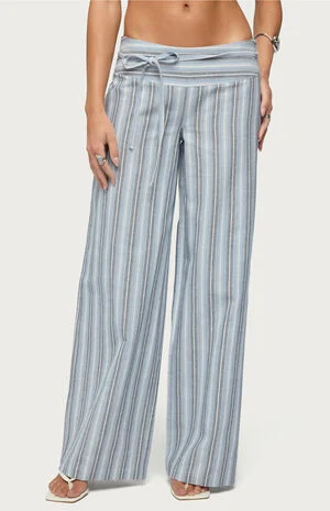 Chera Striped Wide Leg Pants image number 1