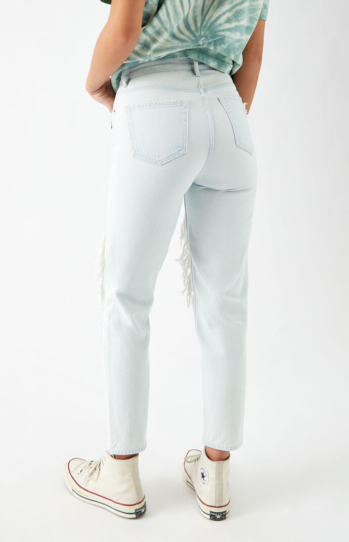 PacSun Light Blue Ultra High Waisted Slim Fit Jeans at