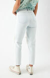 Light Blue Ultra High Waisted Slim Fit Jeans Light Blue Ultra High Waisted Slim Fit Jeans image number null