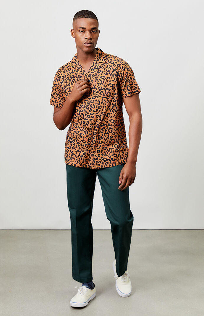 Wilder Animal Short Sleeve Button Up Shirt