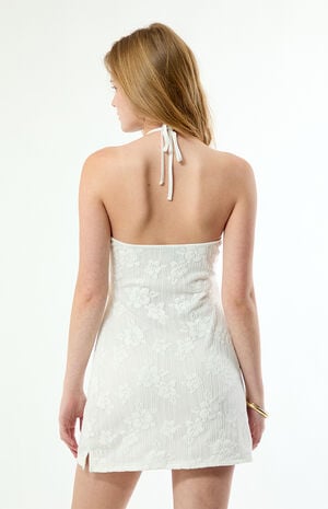 Olivia Burnout Velvet Mini Dress image number 4