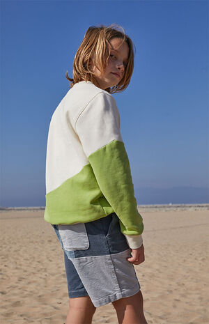 Corduroy Patchwork Volley Shorts image number 2