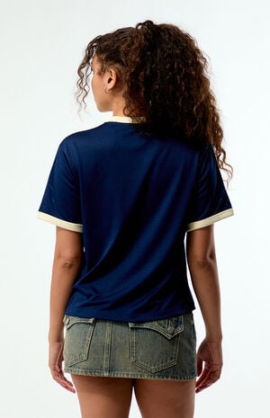 Navy Mesh T-Shirt image number 4
