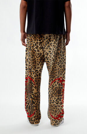 x Civil Active Leopard Straight Leg Sweatpants image number 6