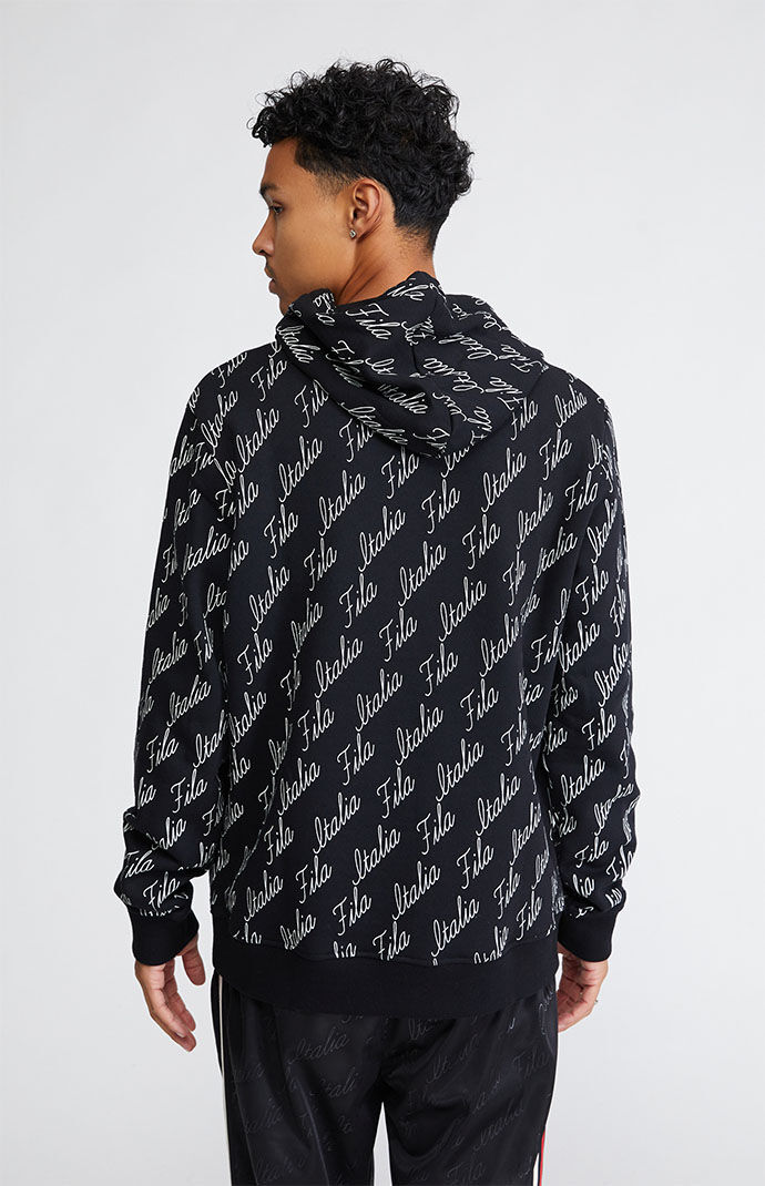 Fila stripe boyfriend hoodie deals