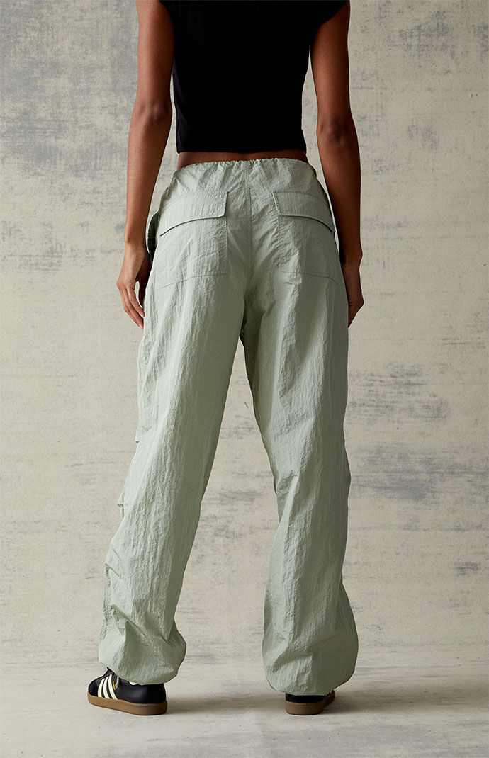 Shiny sale baggy pants
