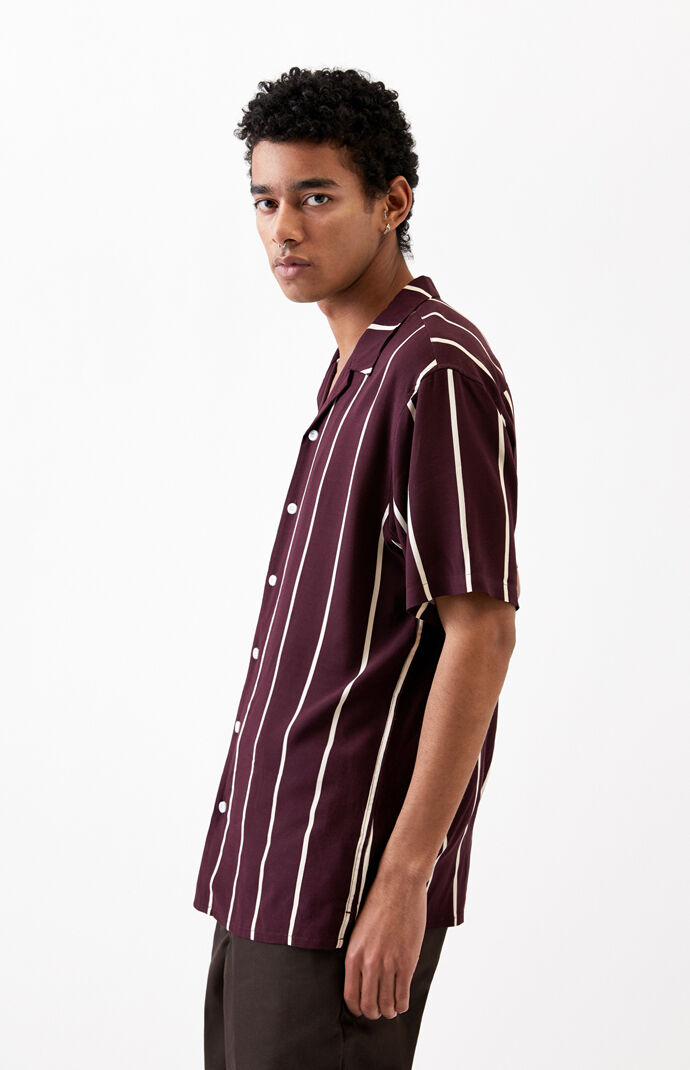 Cad Striped Camp Shirt