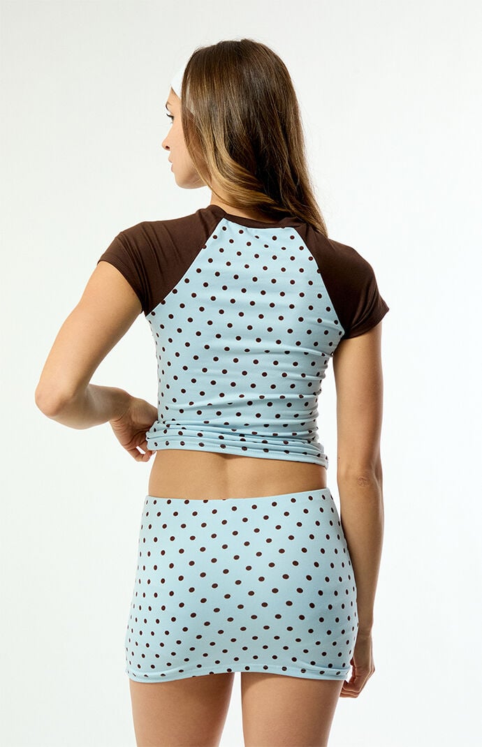 Your Favorite Lounge Polka Dot Mini Skirt