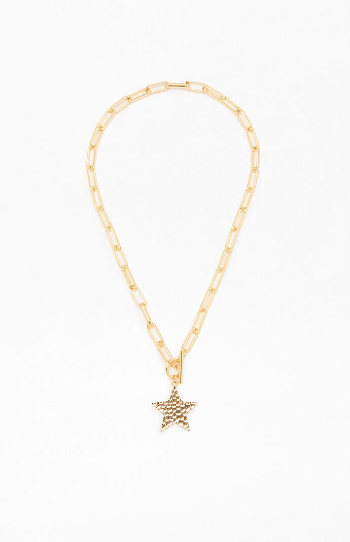 LA Hearts Star Link Pendant Necklace