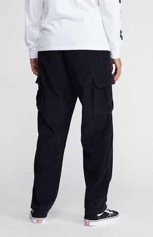 Corduroy Loose Tapered Cargo Pants image number 4