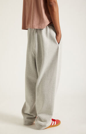 Heather Gray Fleece Extreme Baggy Sweatpants image number 5