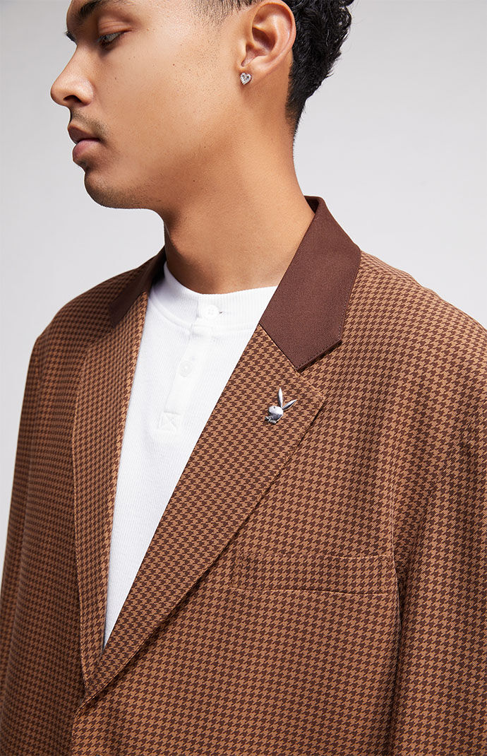 Playboy Houndstooth Wool Blazer | PacSun