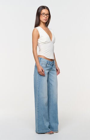 Jody 00 Low Rise Wide Leg Jeans image number 3