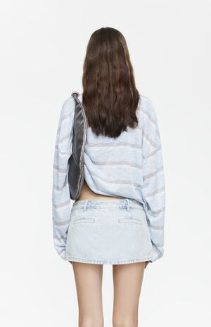 Rhode Denim Mini Skort image number 3