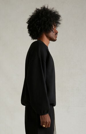 Black Crew Neck Sweatshirt image number 3