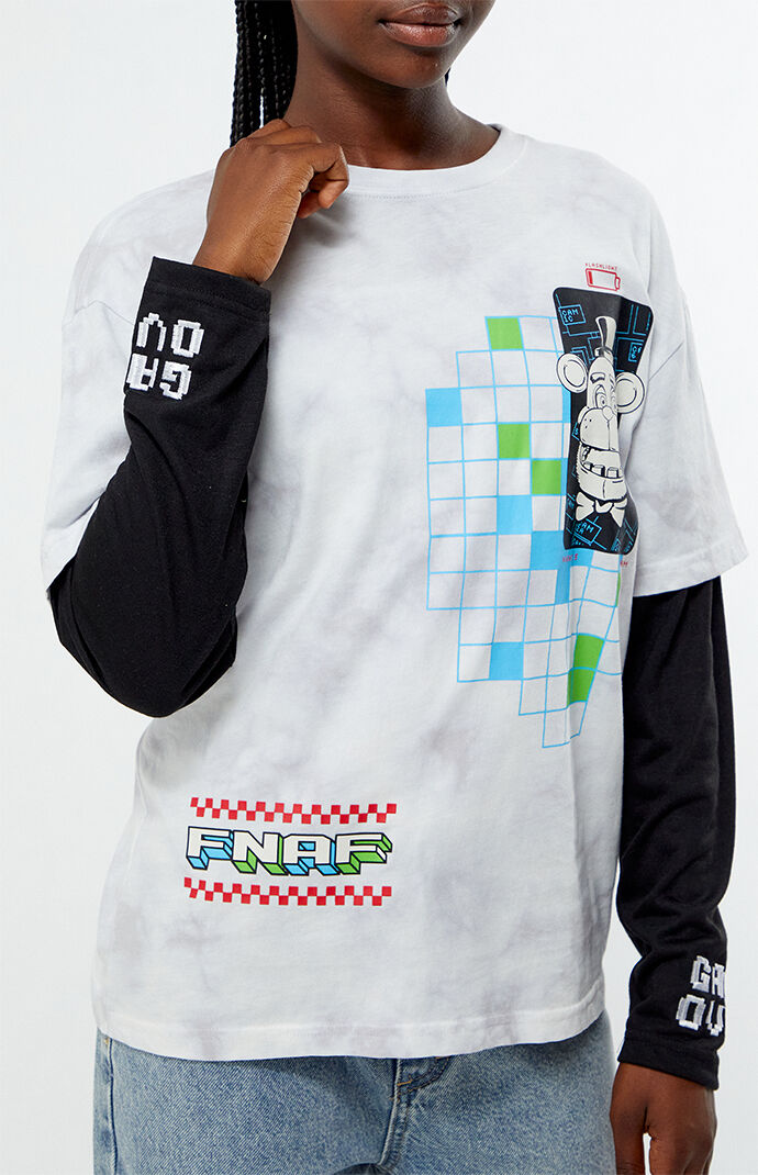 Five Nights at Freddy's Kids Game Over Twofer Long Sleeve T