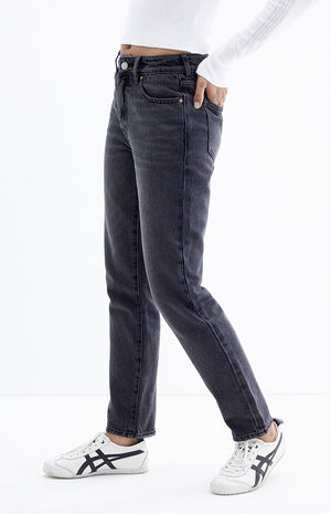 Black Mom Jeans image number 3