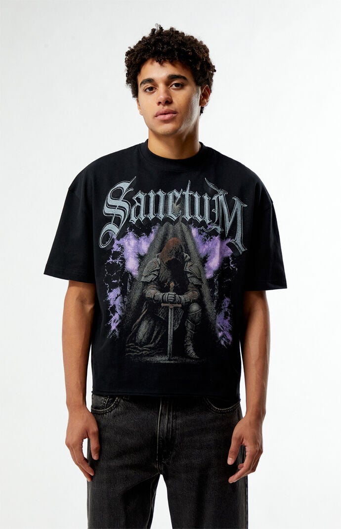 Pacsun Sanctum Cropped Boxy T-Shirt
