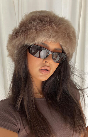 Veruca Fluffy Faux Fur Hat image number 3