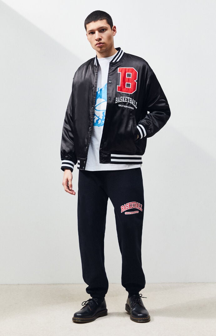 Basketball Skateboards Teen Wolf Varsity Jacket Pacsun