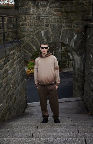 Brown Heavyweight Fleece Jogger Sweatpants image number 1