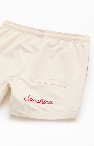 Pebble Applique 4.5" Swim Trunks image number 4