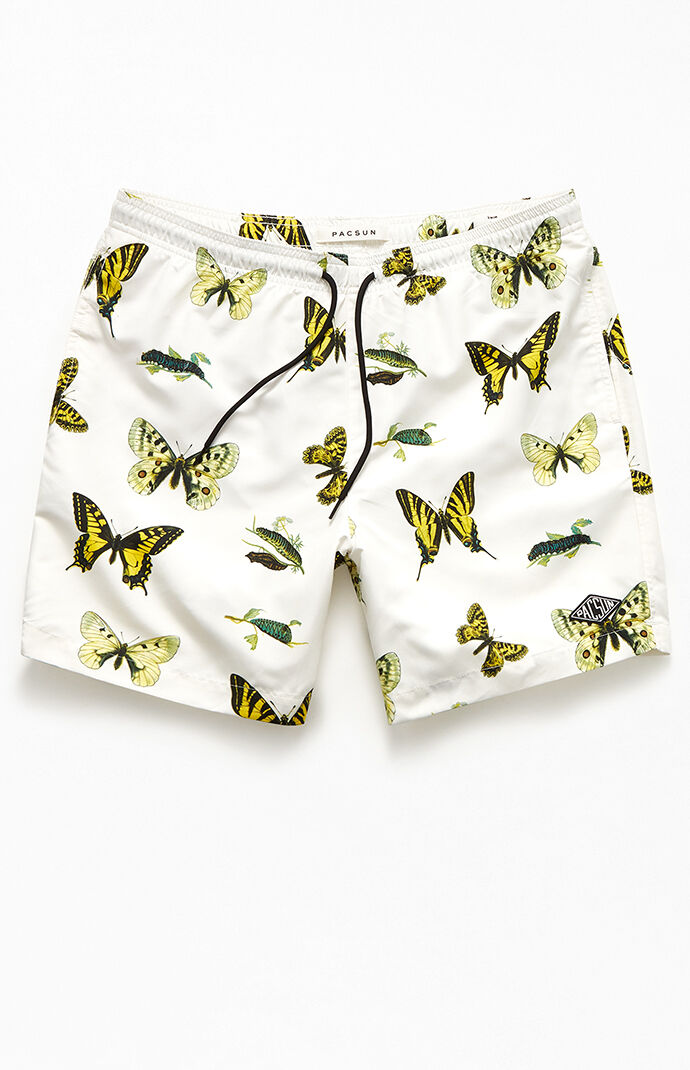 Butterflies 17" Swim Trunks