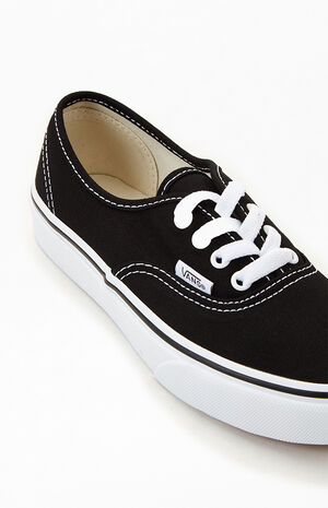 Kids Black & White Authentic Shoes image number 6