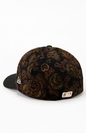 NY Yankees Floral Corduroy 59FIFTY Fitted Hat image number 3