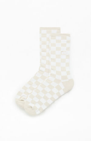 Checkerboard Crew Socks image number 1