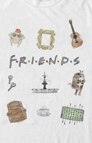 Friends Icons T-Shirt Friends Icons T-Shirt image number null