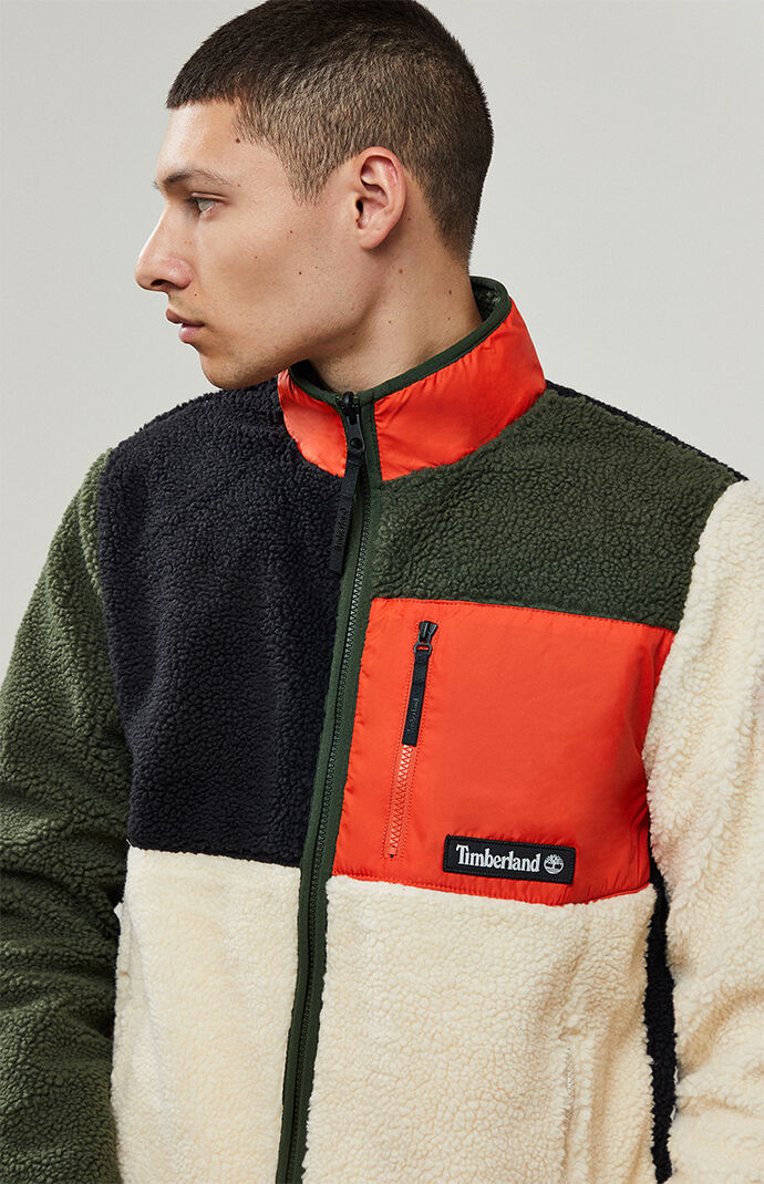 timberland sherpa fleece jacket