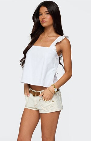 Viviana Linen Look Top image number 3