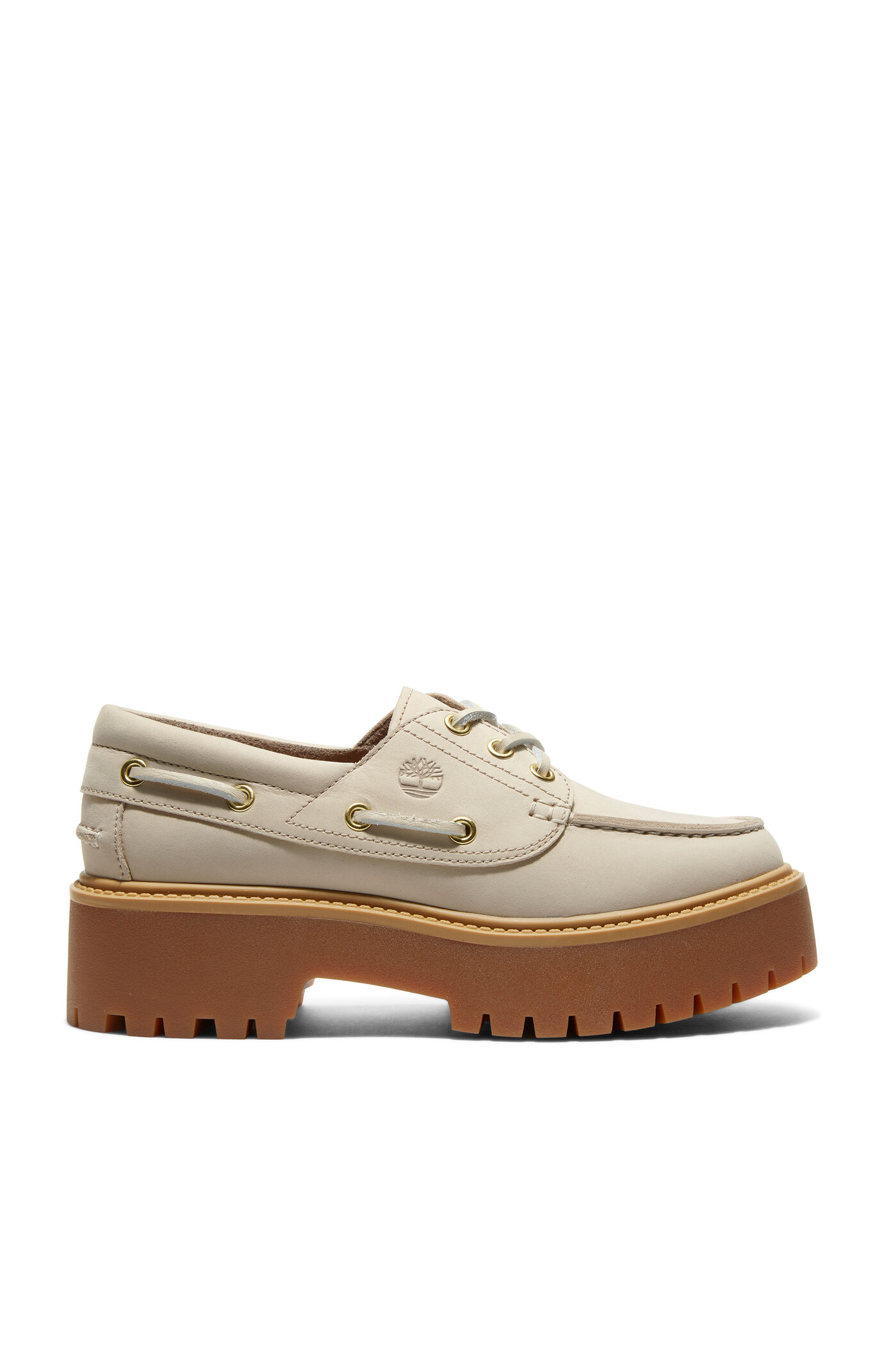 Timberland Women's Taupe Stone Street Boat Shoes